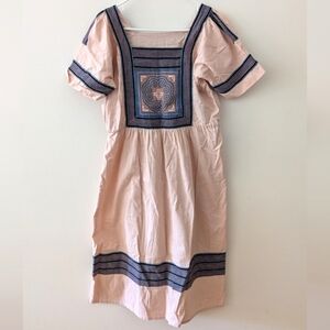 Pink Geometric Dress